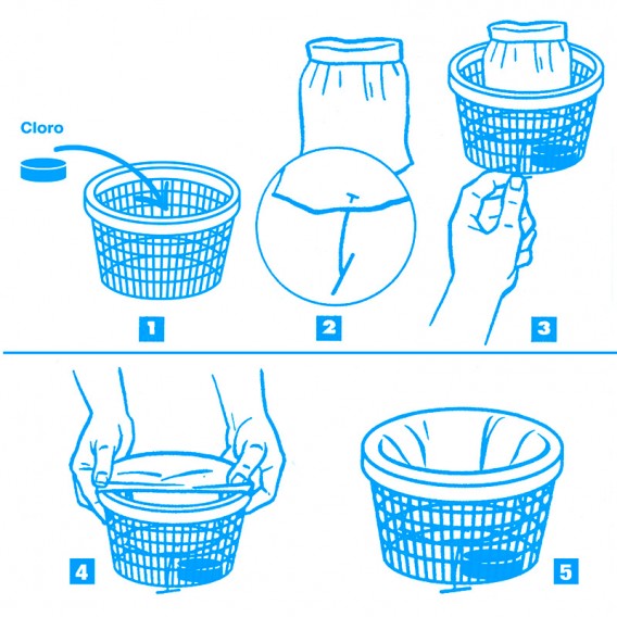 Instalación prefiltro Net'Skim cesta skimmer