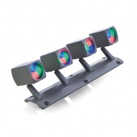 Proyector Mini Quadraled 4 puntos de luz