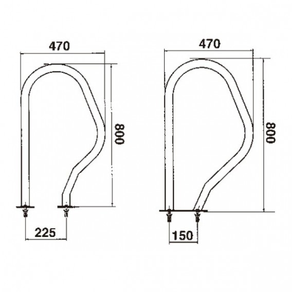 Dimensiones salida piscina 470 x 800 mm AstralPool