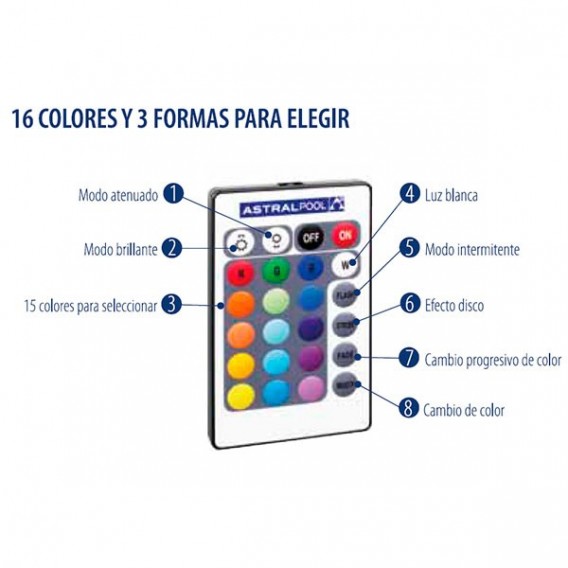 StarLight Altair lámpara flotante led piscina