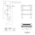 Dimensiones escalera Komfort Split AstralPool