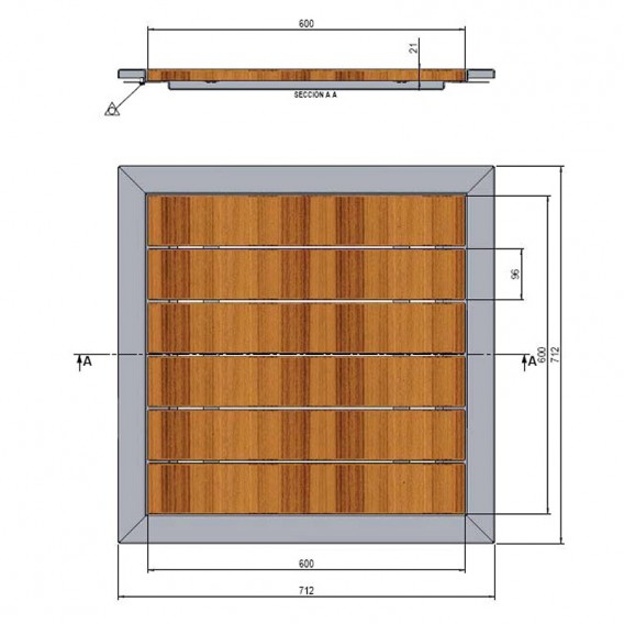 Dimensiones plato ducha Pluvium AstralPool